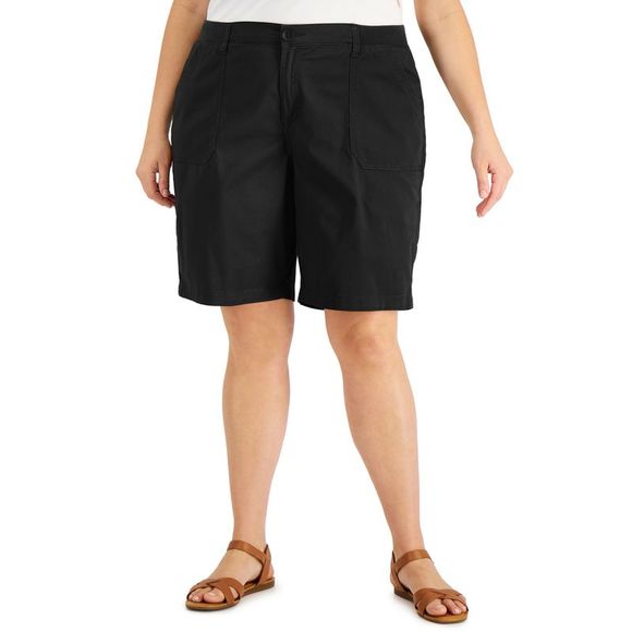 Karen Scott Plus Size Shorts - Picture 1 of 1